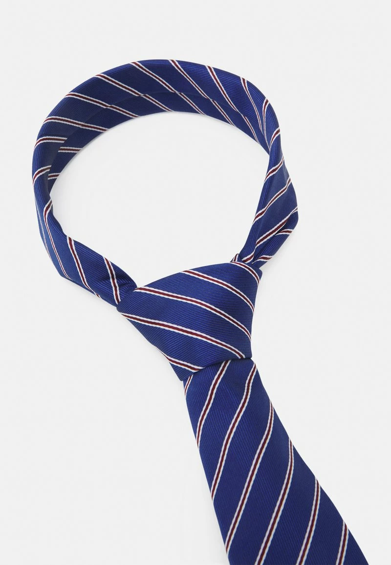 Pier One Hombre Corbata - Dark Blue/bordeaux/white - Imagen 3