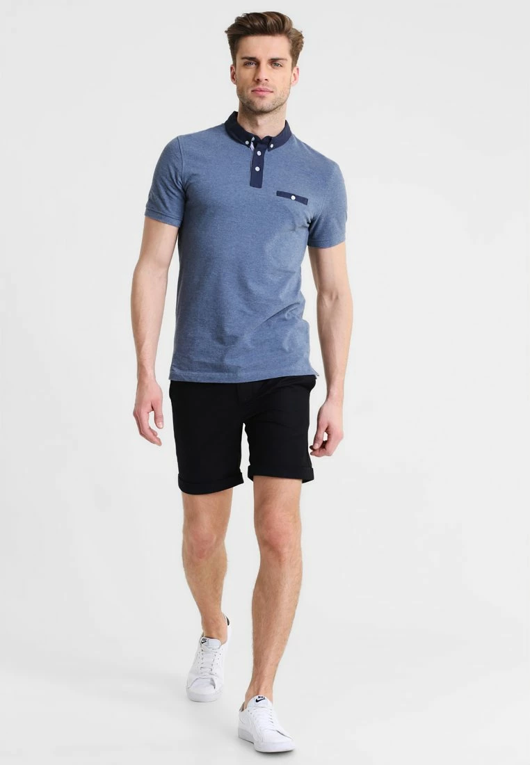 Pier One Hombre Polo - Blue Melange - Imagen 2