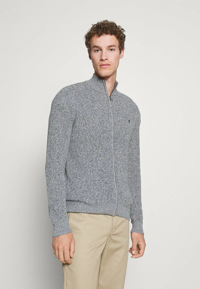 Pier One Hombre Chaqueta De Punto - Mottled Blue