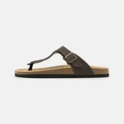 Pier One Unisexo UNISEX - Sandalias De Dedo - Brown