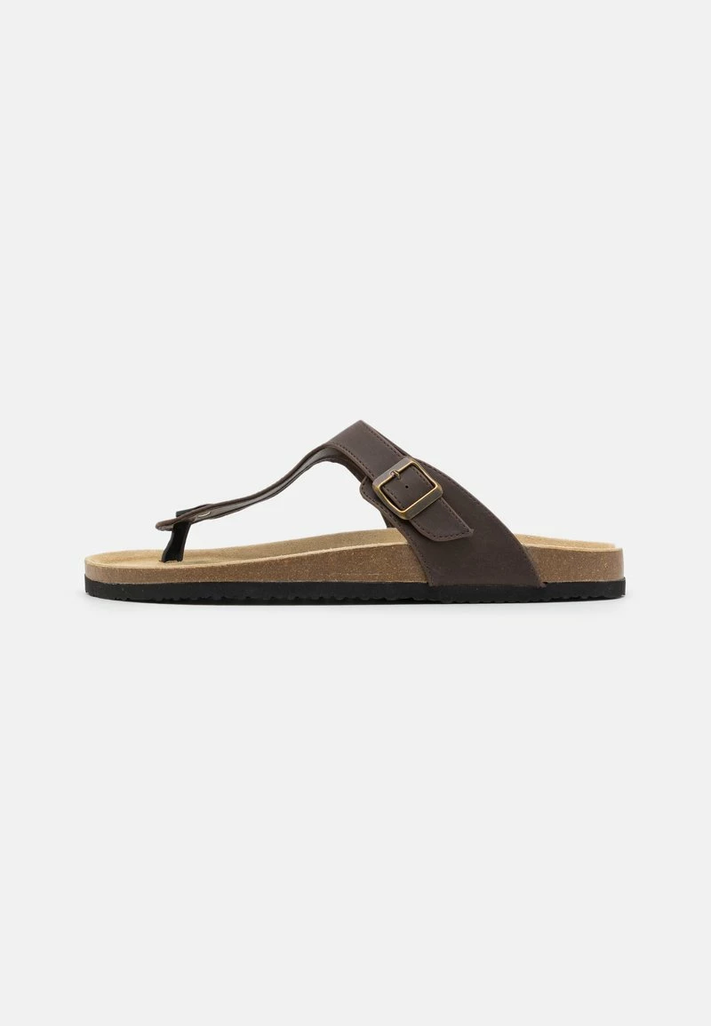 Pier One Unisexo UNISEX - Sandalias De Dedo - Brown