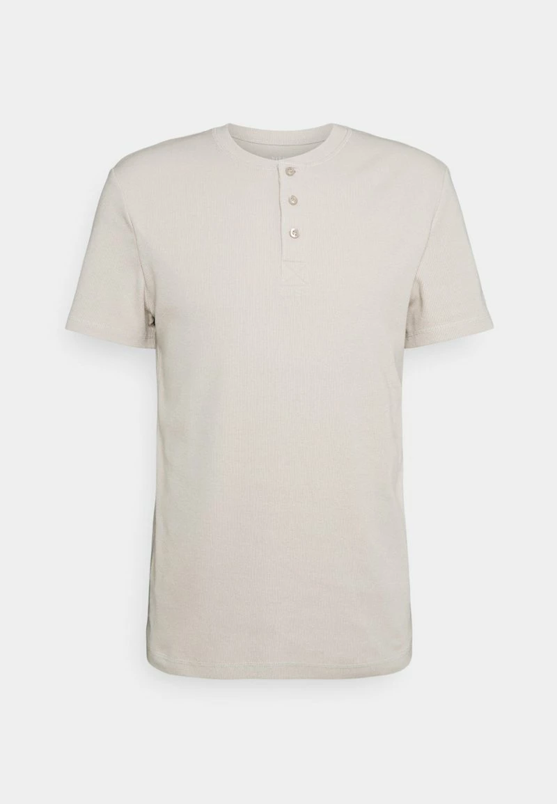 Pier One Hombre LOUNGE HENLEY TEE - Camiseta De Pijama - Beige