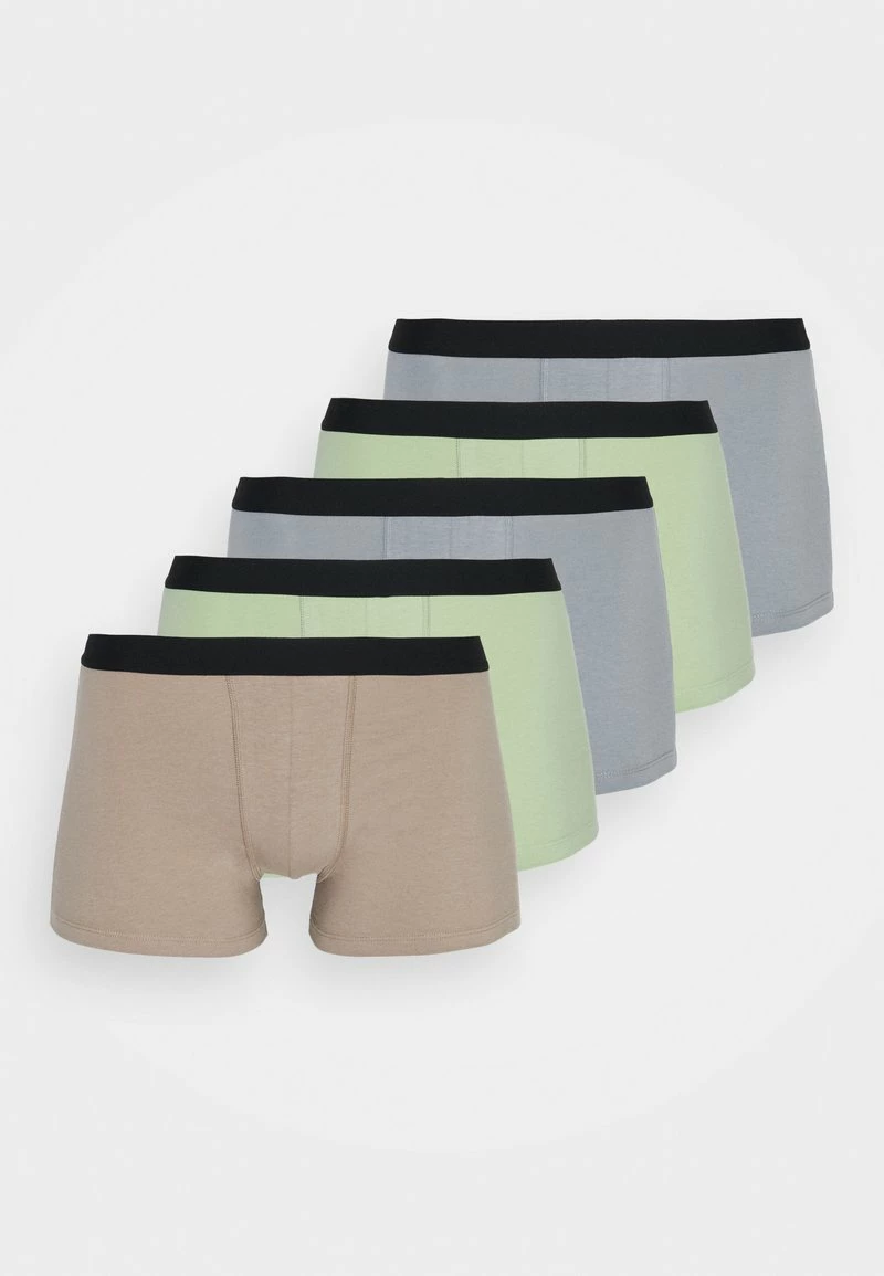 Pier One Hombre 5 PACK - Culotte - Grey/light Green/beige