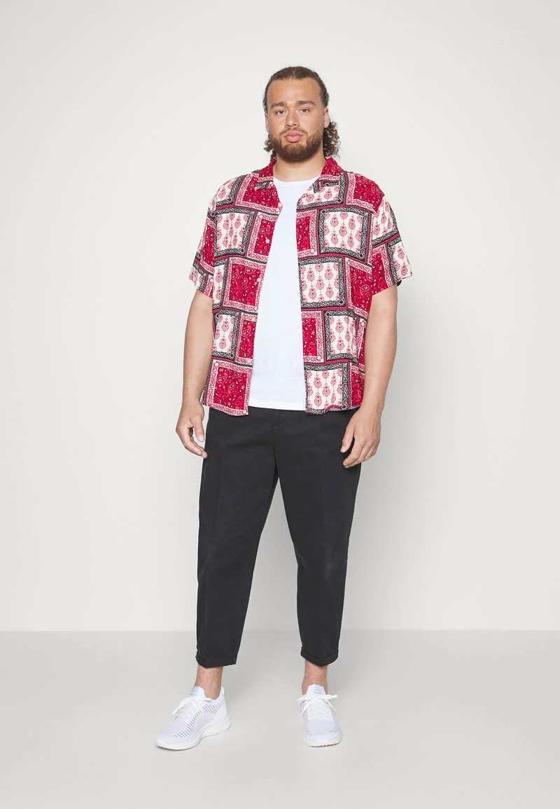 Pier One Hombre PAISLEY - Camisa - Red-beige - Imagen 2