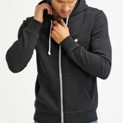 Pier One Hombre Sudadera Con Cremallera - Black