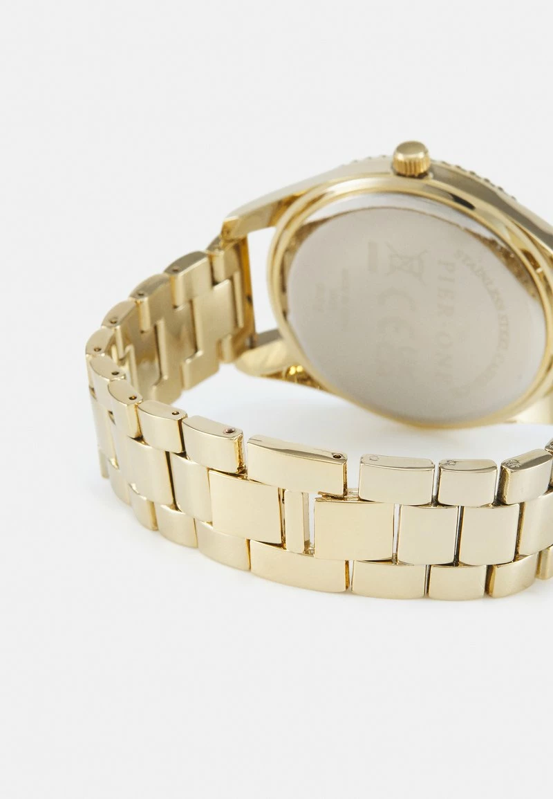 Pier One UNISEX - Reloj - Gold-coloured/green, Unisexo - Imagen 2