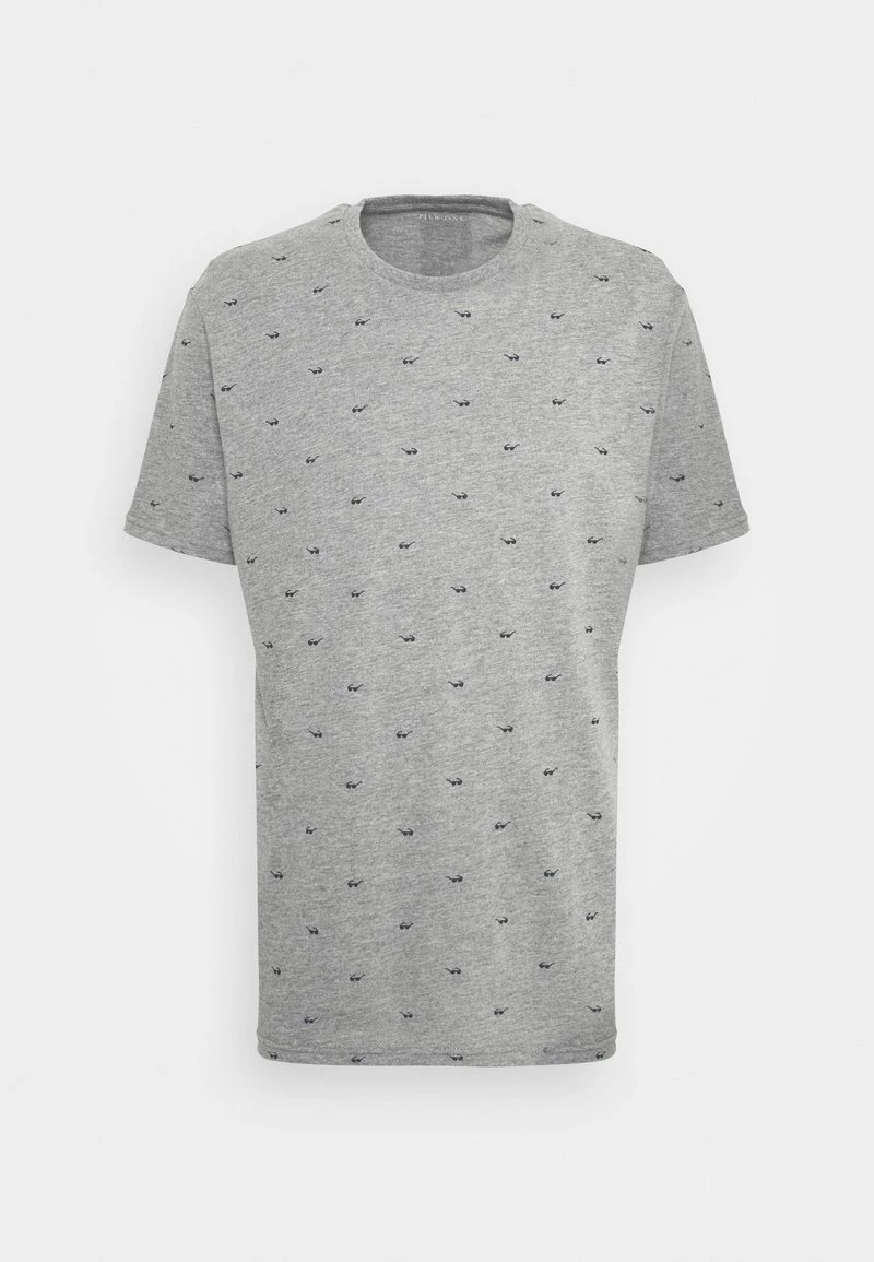 Pier One Hombre Camiseta Estampada - Grey - Imagen 5