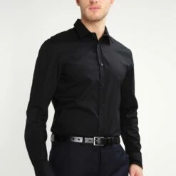 Pier One Hombre Camisa Elegante - Black