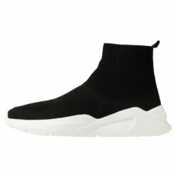 Pier One Hombre Zapatillas Altas - Black/white