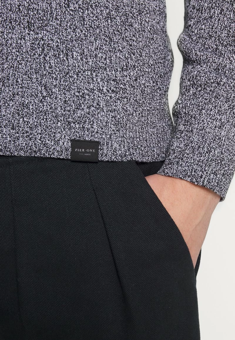 Pier One Hombre Jersey De Punto - Mottled Grey - Imagen 7