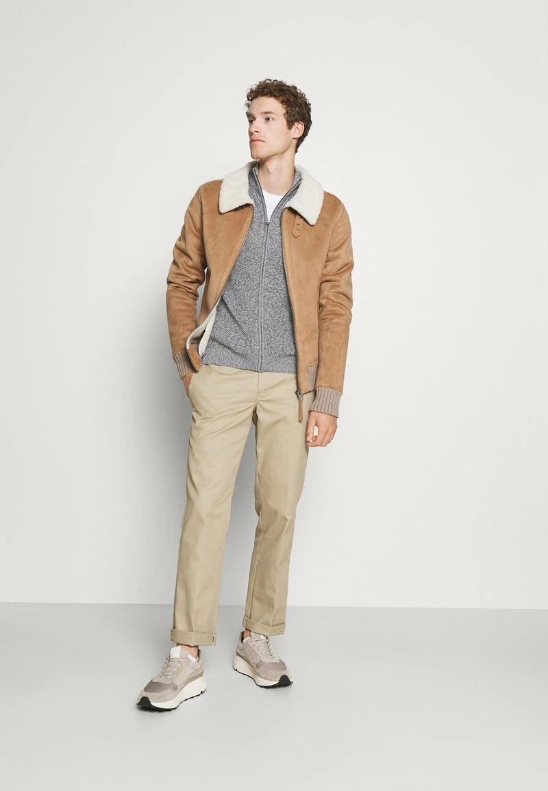 Pier One Hombre Chaqueta De Punto - Mottled Blue - Imagen 2