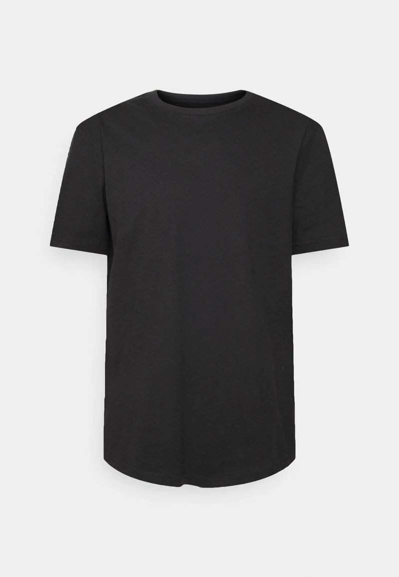 Pier One Hombre 7 PACK - Camiseta Básica - Mottled Dark Grey/white/black - Imagen 2