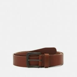 Pier One Hombre LEATHER - Cinturón - Cognac