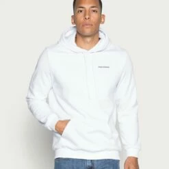 Pier One Unisexo UNISEX - Jersey Con Capucha - White