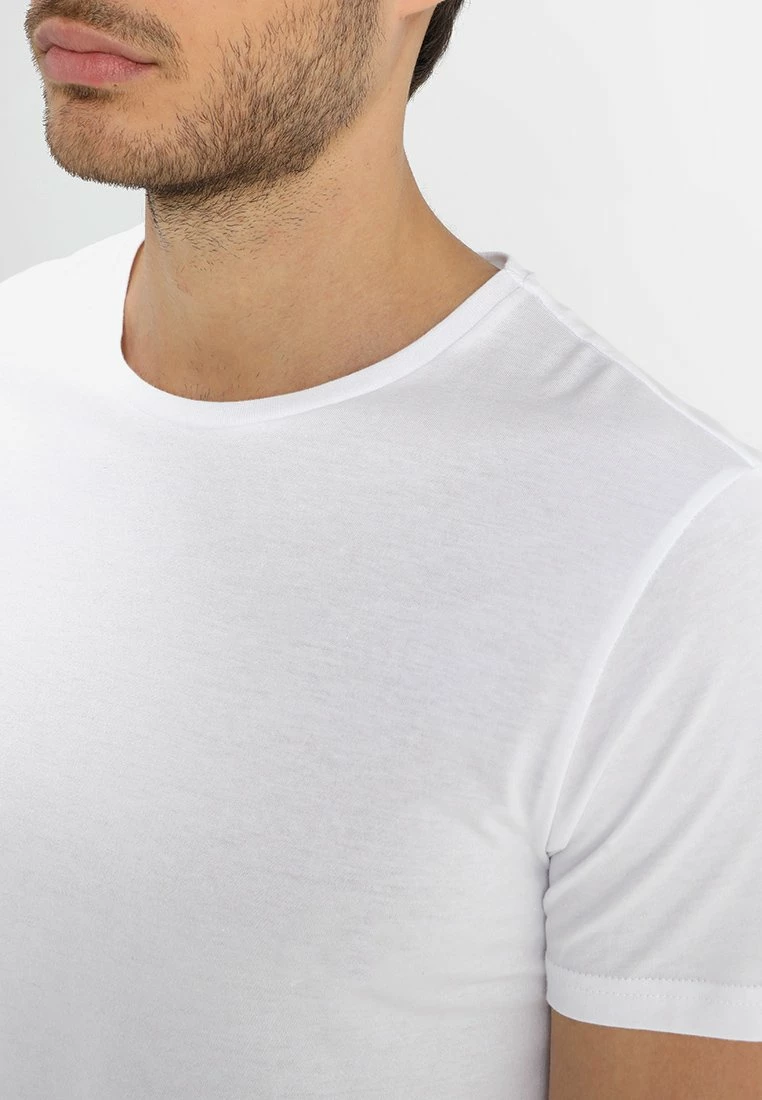 Pier One Hombre Camiseta Básica - White - Imagen 6