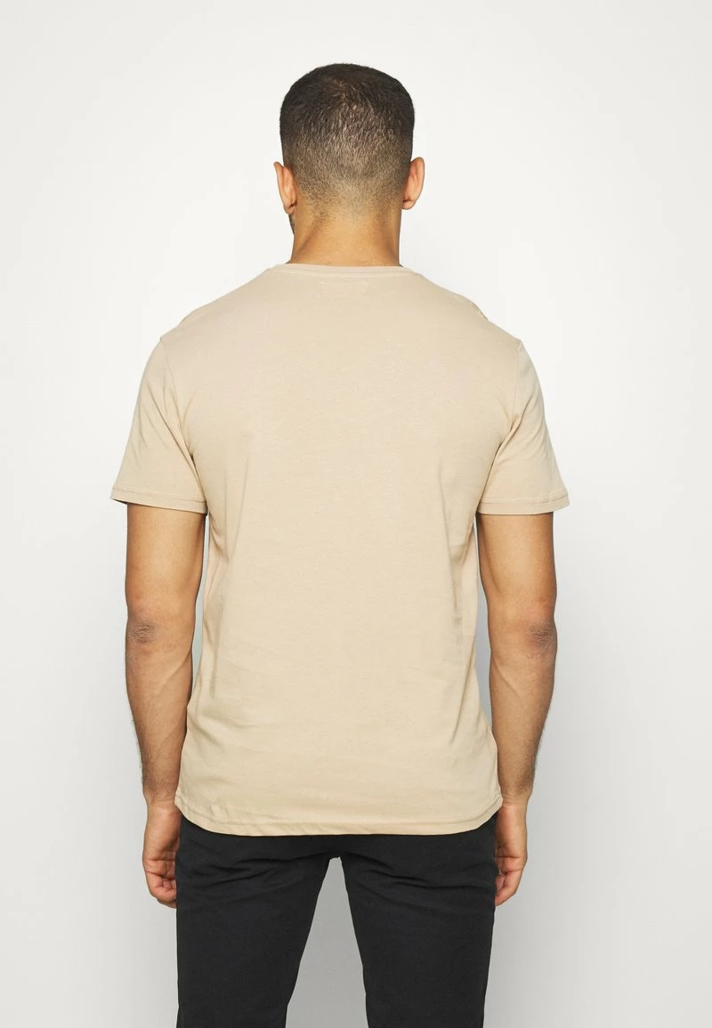 Pier One Hombre 3 PACK - Camiseta Básica - Khaki/tan/dark Blue - Imagen 3