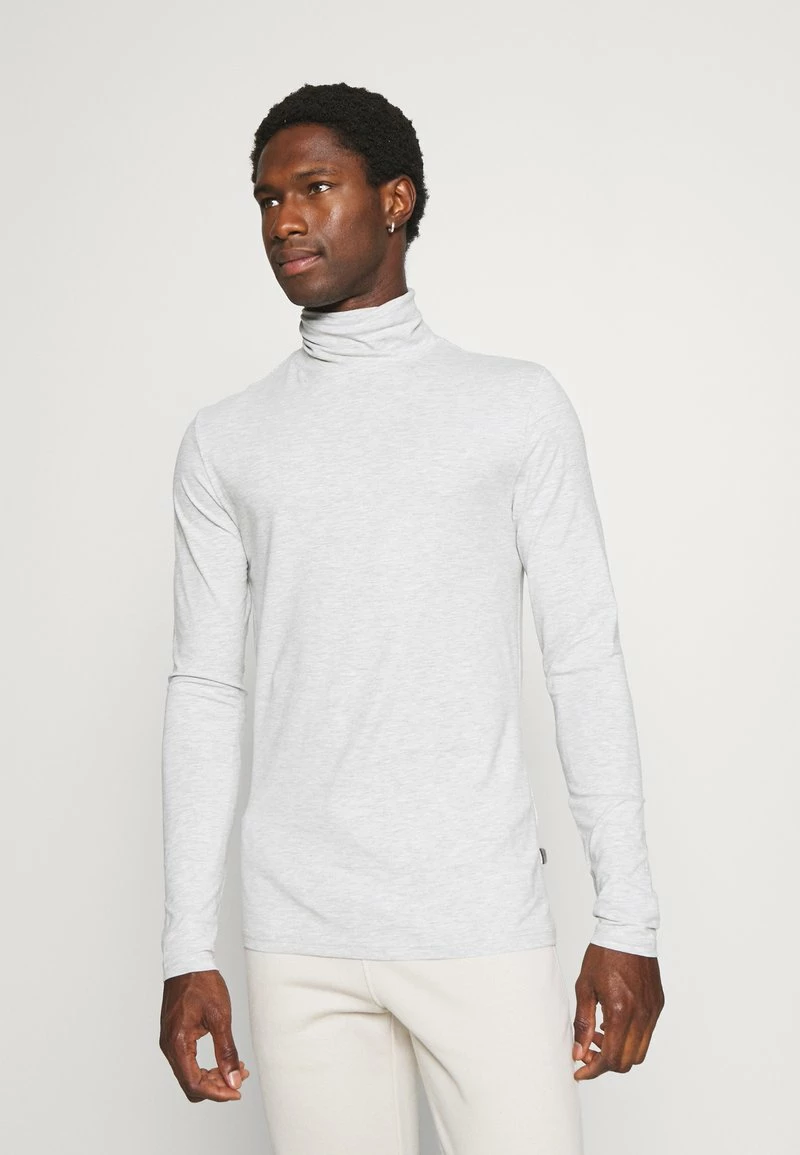 Pier One Hombre 2 PACK - Camiseta De Manga Larga - Light Grey/black - Imagen 4