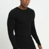 Pier One Jersey De Punto - Black, Hombre