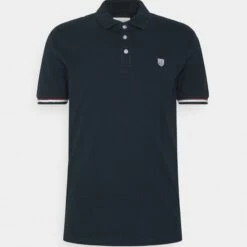 Pier One Hombre Polo - Dark Blue/bordeaux