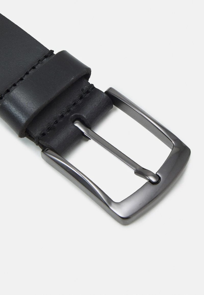 Pier One Hombre LEATHER - Cinturón - Black - Imagen 4