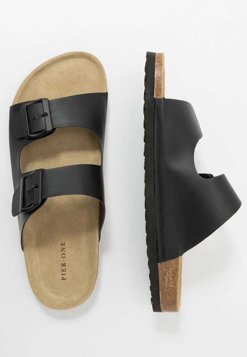 Pier One Hombre UNISEX - Pantuflas - Black - Imagen 5