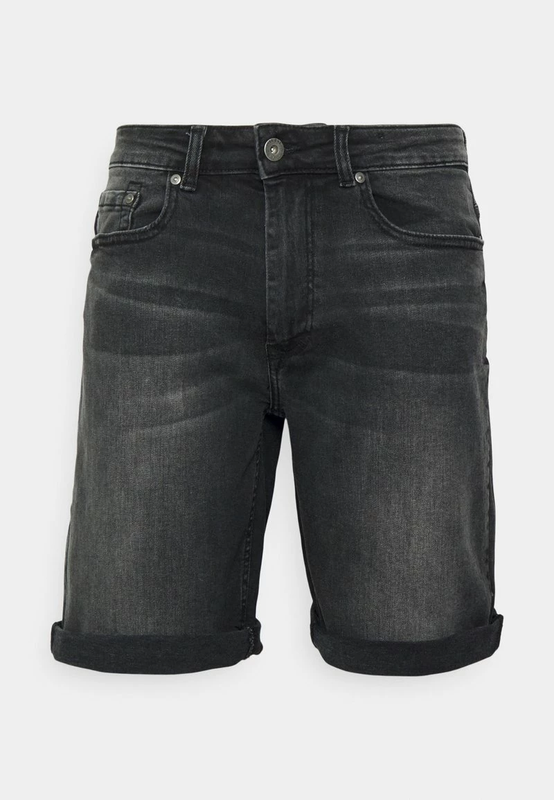 Pier One Hombre Shorts Vaqueros - Grey Denim