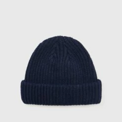 Pier One Unisexo SHORT MICRO BEANIE UNISEX - Gorro - Dark Blue