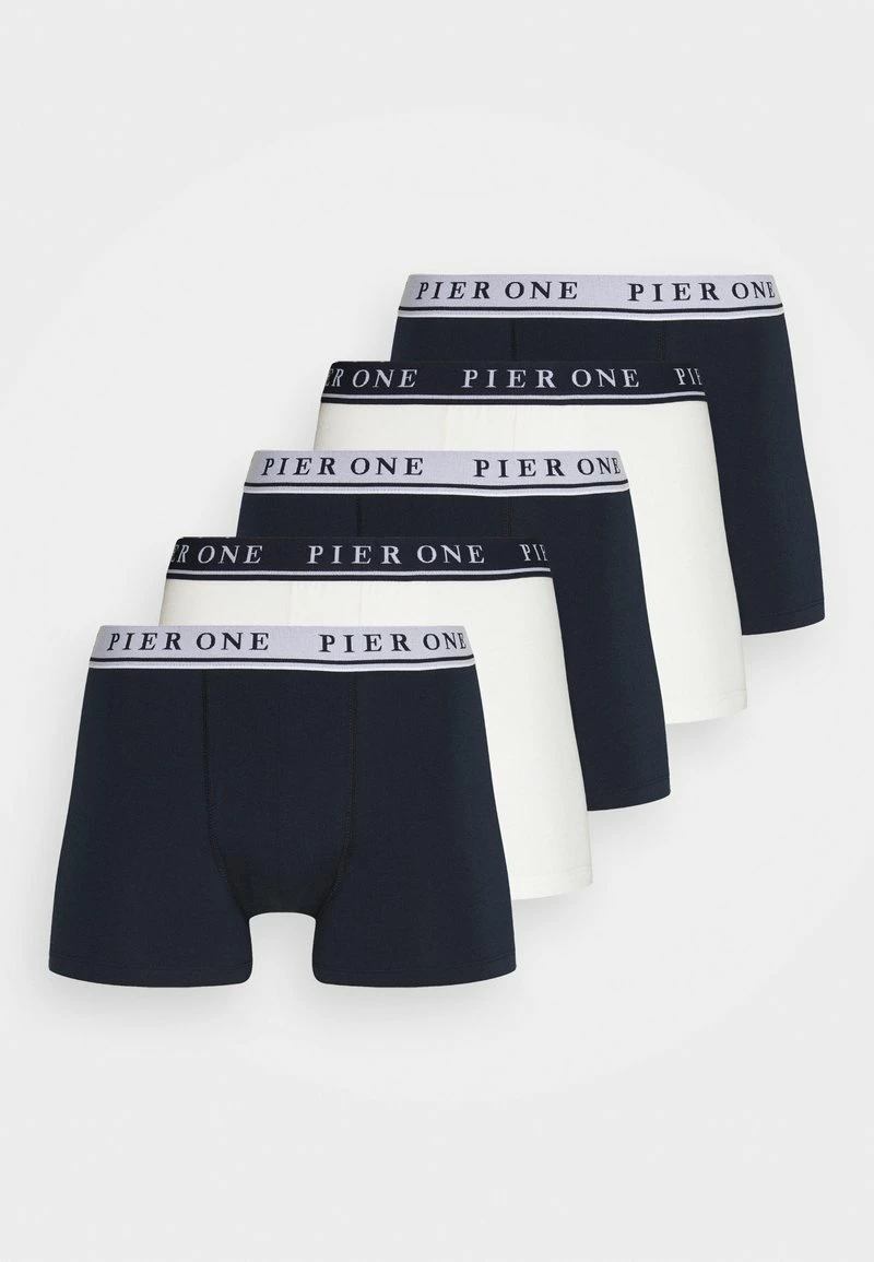 Pier One Hombre 5 PACK - Culotte - Dark Blue/off-white - Imagen 4