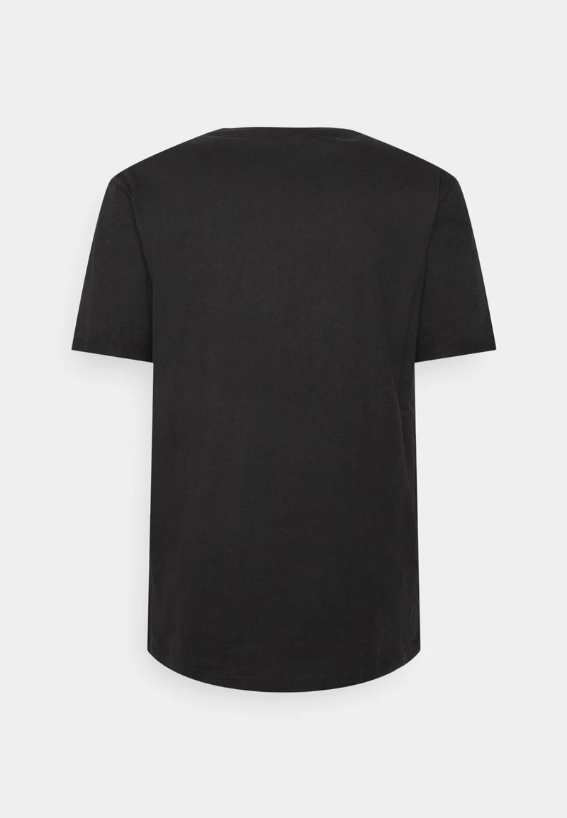 Pier One Hombre 7 PACK - Camiseta Básica - Mottled Dark Grey/white/black - Imagen 3