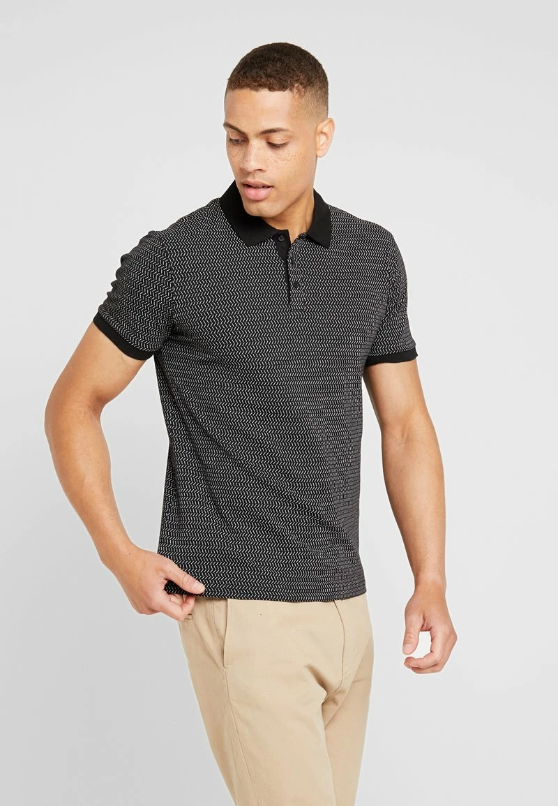Pier One Polo - Black, Hombre