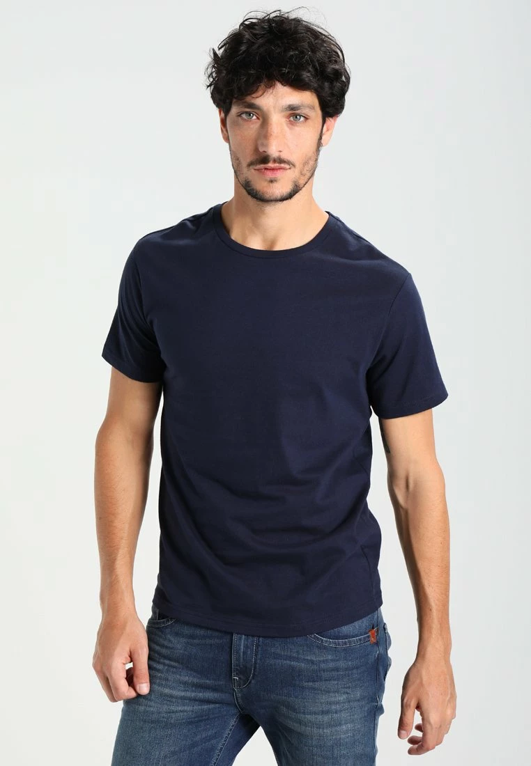 Pier One Hombre Camiseta Básica - Dark Blue