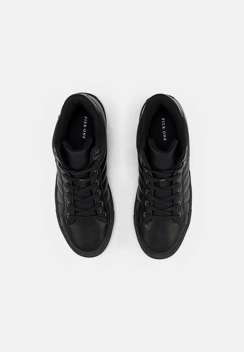 Pier One Zapatillas Altas - Black, Unisexo - Imagen 4