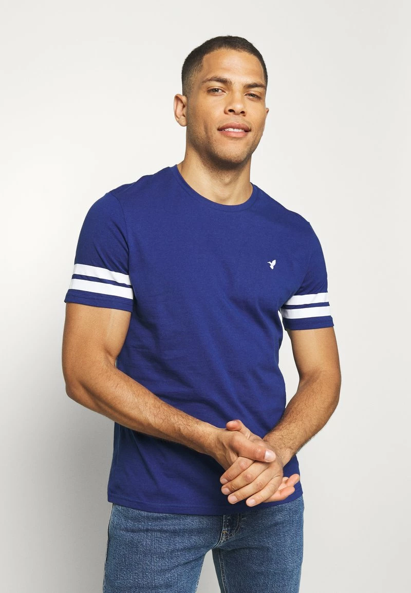 Pier One Hombre Camiseta Estampada - Blue