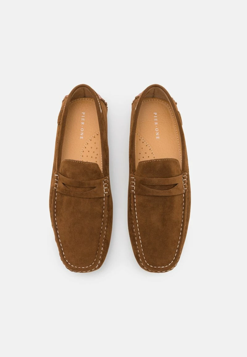 Pier One Hombre Mocasines - Cognac - Imagen 4