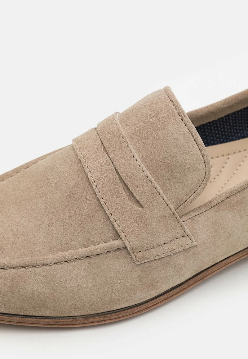 Pier One Hombre LEATHER - Mocasines - Beige - Imagen 6