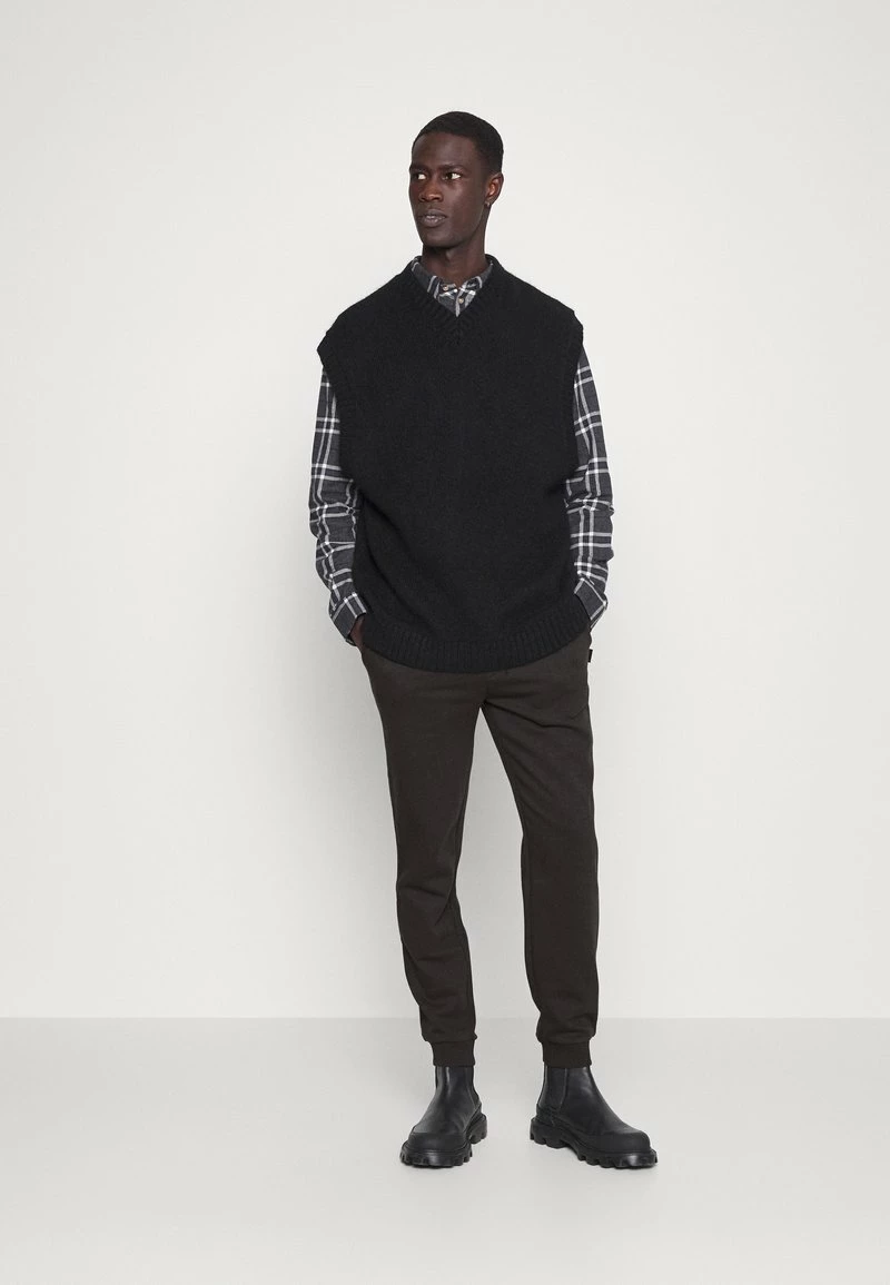 Pier One Hombre Pantalones Deportivos - Black - Imagen 2