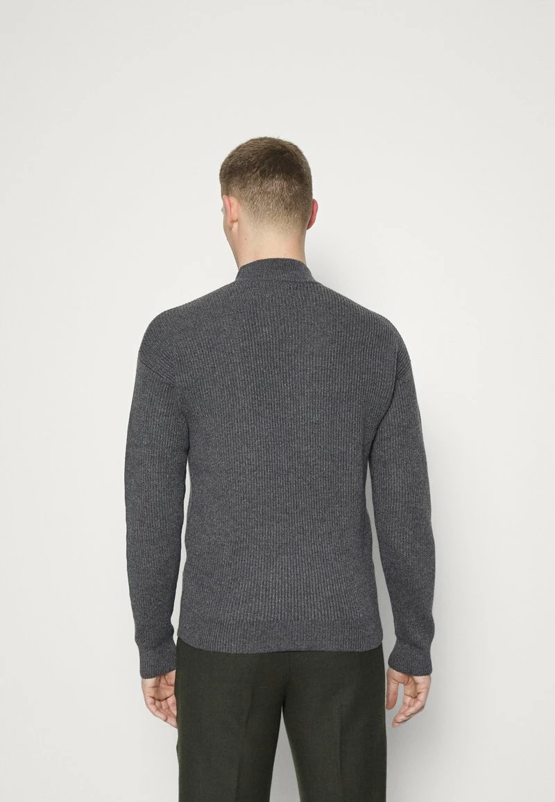 Pier One Hombre Jersey De Punto - Mottled Dark Grey - Imagen 3