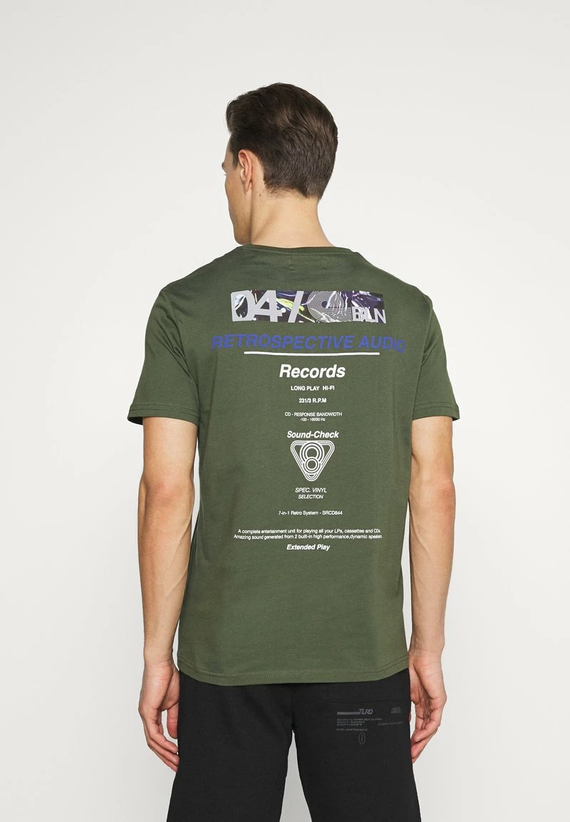 Pier One Hombre Camiseta Estampada - Green