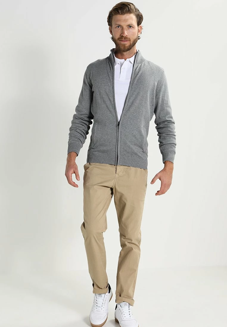 Pier One Chaqueta De Punto - Grey, Hombre - Imagen 2