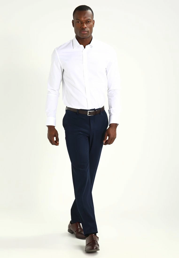 Pier One Hombre Camisa Elegante - White - Imagen 2