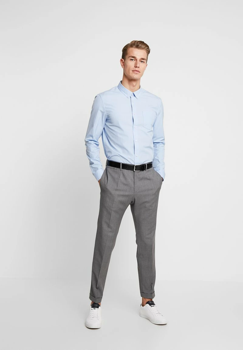 Pier One Hombre 2 PACK - Camisa Elegante - White/light Blue