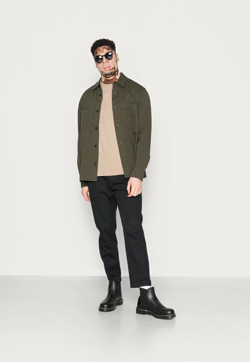 Pier One Hombre Camiseta Estampada - Light Brown - Imagen 2