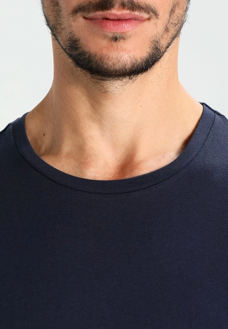 Pier One Hombre Camiseta Básica - Dark Blue - Imagen 6
