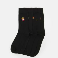 Pier One Hombre 5 PACK - Calcetines - Black