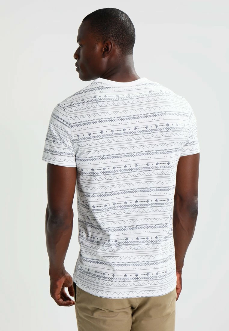 Pier One Hombre Camiseta Estampada - White - Imagen 3