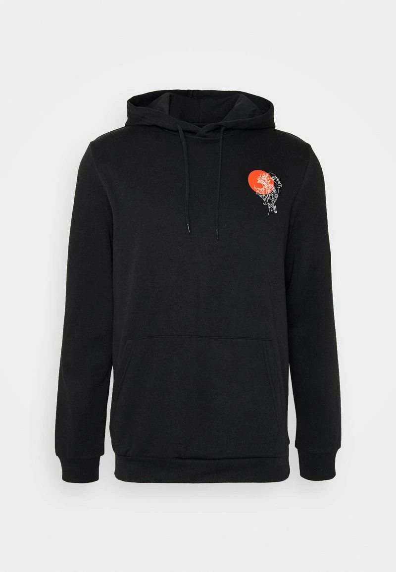 Pier One Hombre Jersey Con Capucha - Black - Imagen 4