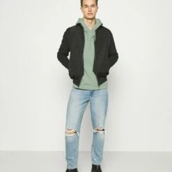 Pier One Hombre 2 PACK - Jersey Con Capucha - Green/light Blue