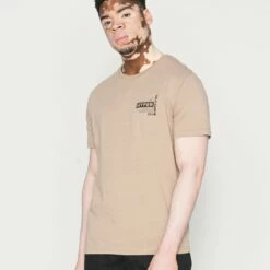 Pier One Hombre Camiseta Estampada - Light Brown