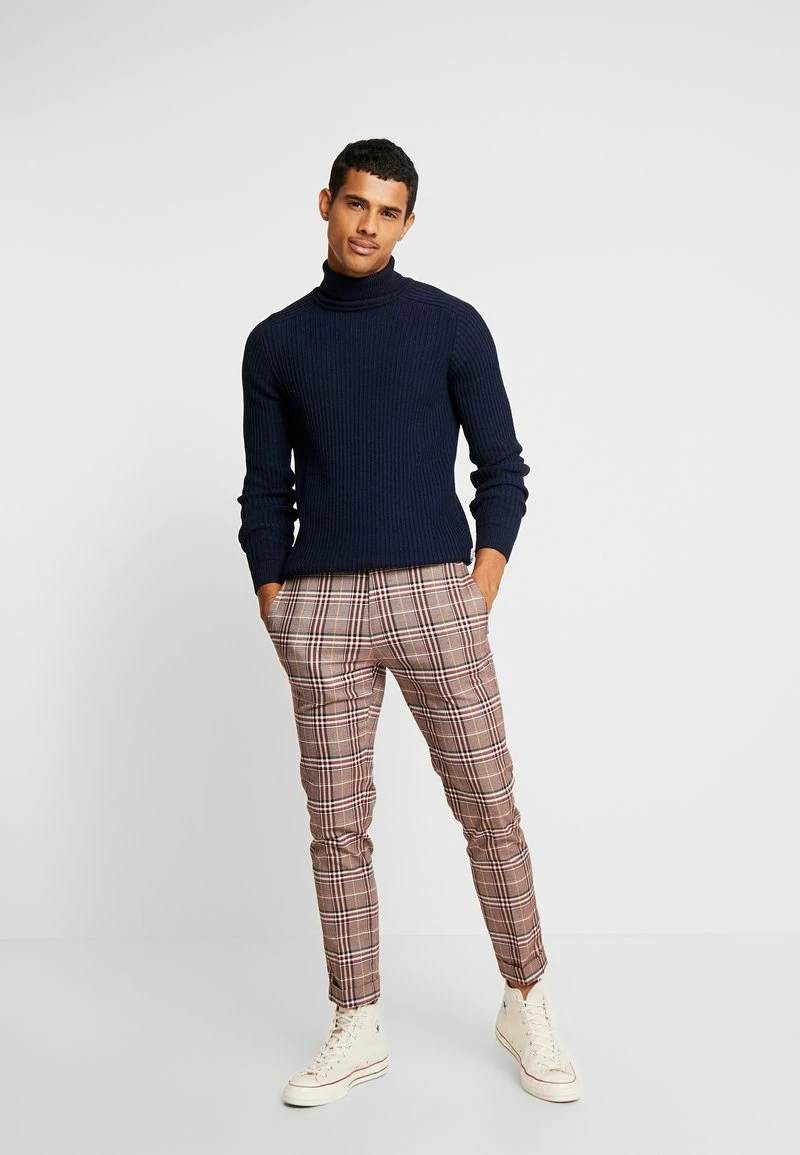 Pier One Hombre Jersey De Punto - Mottled Dark Blue - Imagen 2