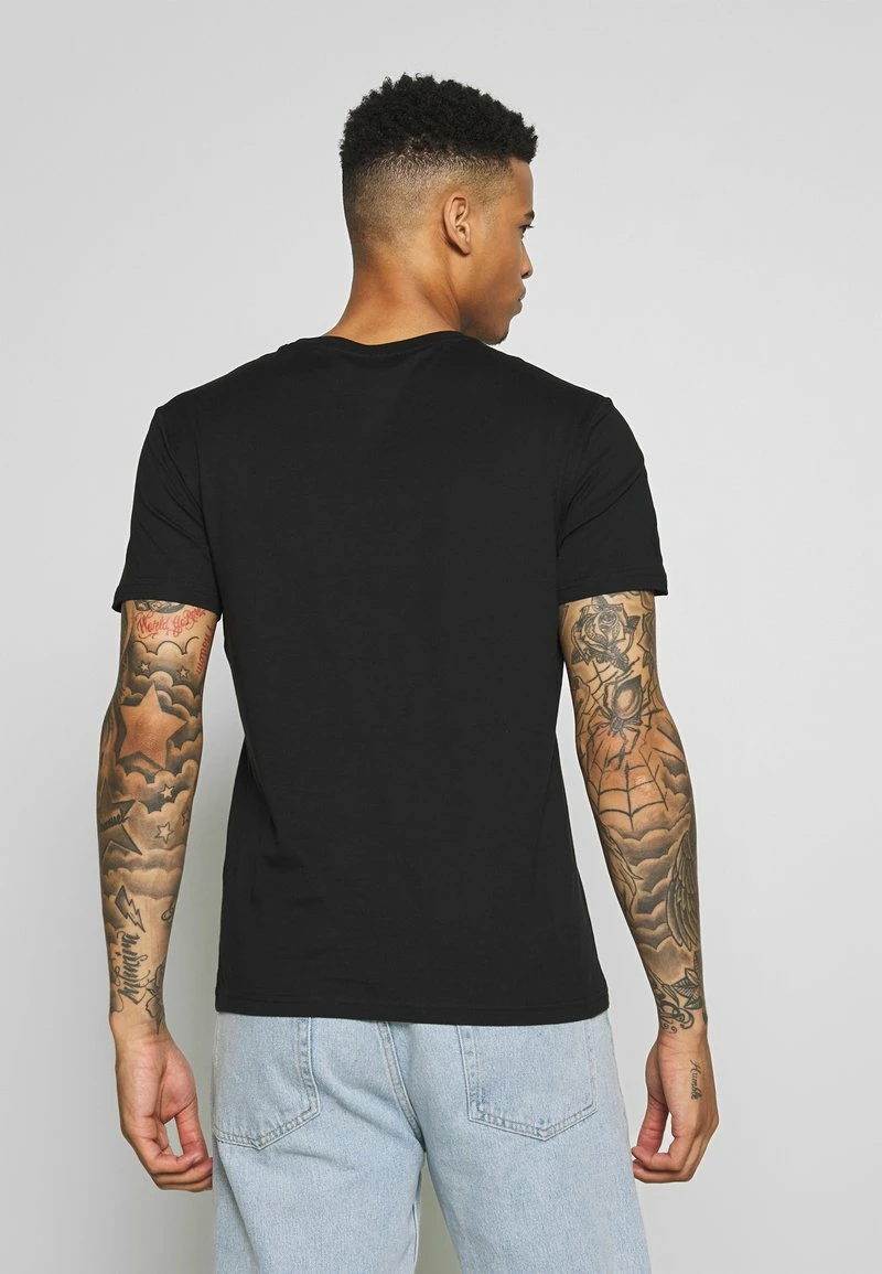 Pier One Hombre 3 PACK - Camiseta Básica - Black/ White - Imagen 4